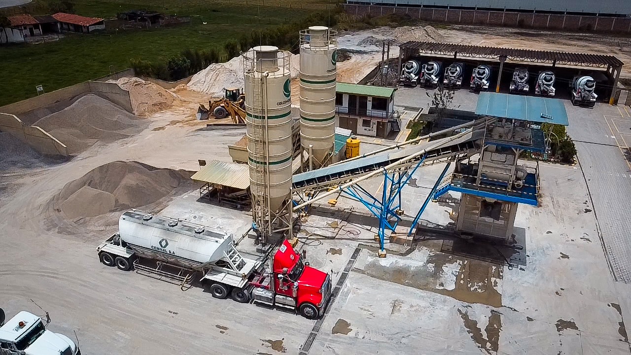Vista general de la planta Colconcretos